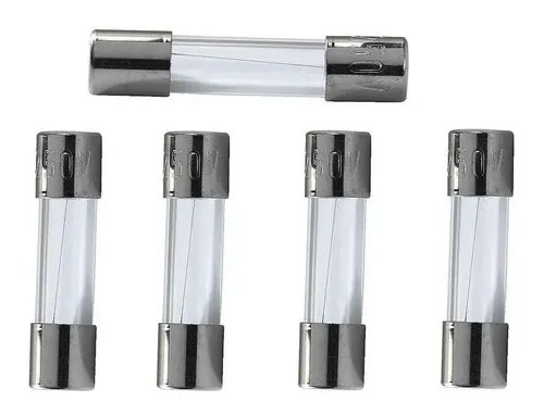Fusibles Vidrio 1,5 Amper250v 20x5 Mmts X 10 Unidades Centro