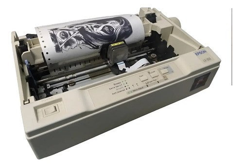 Impresora Epson Lx300 Muy Buena Congreso Gris
