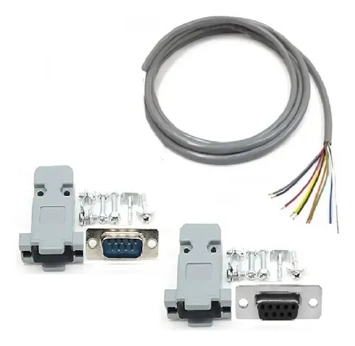 Kit Para Armar Db9. Cable De Datos + Fichas Según Detalle Beige
