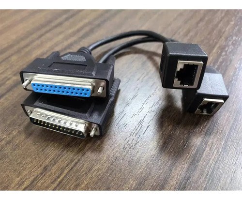 Kit X 2 Adaptadores Db25 Mh A Rj45 Para Laser Ilda Congreso - 2