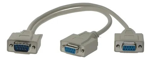 Splitter Adaptador Db9 1 Macho A 2 Hembras Premium Congreso