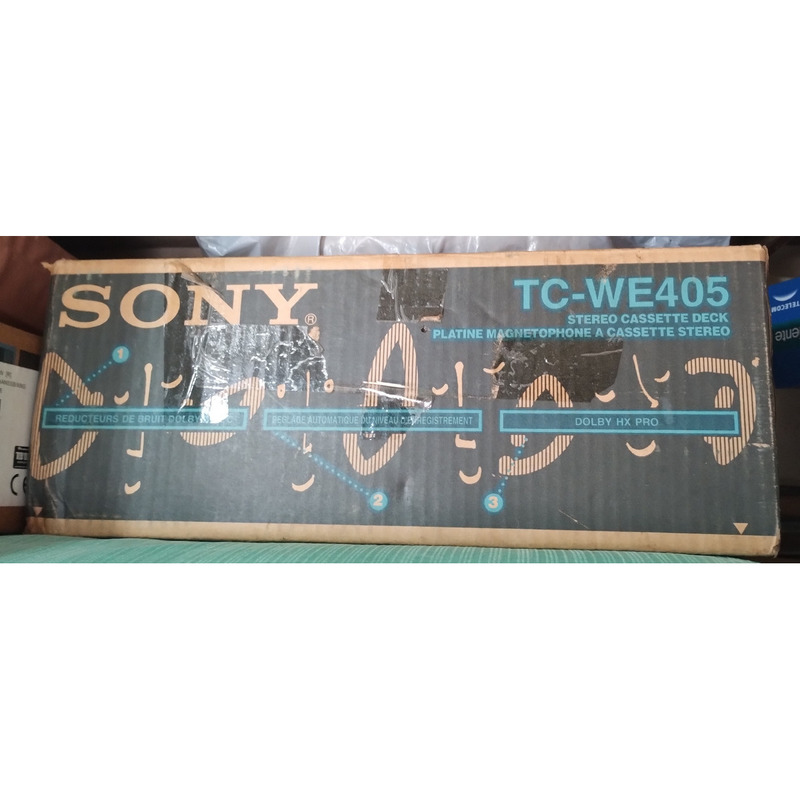Deck Casetera Doble Sony Tc-we405 Impecable C/ Cables