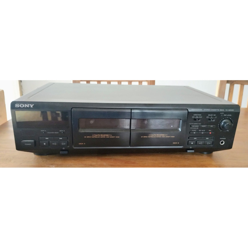 Deck Casetera Doble Sony Tc-we405 Impecable C/ Cables - 4