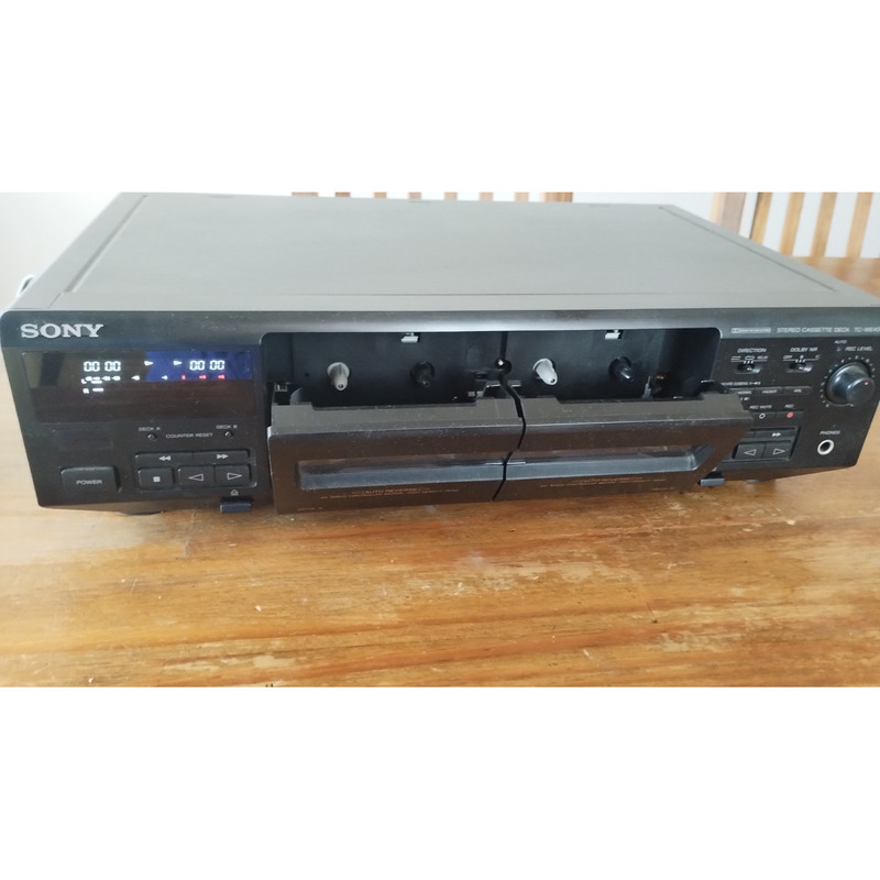 Deck Casetera Doble Sony Tc-we405 Impecable C/ Cables - 6