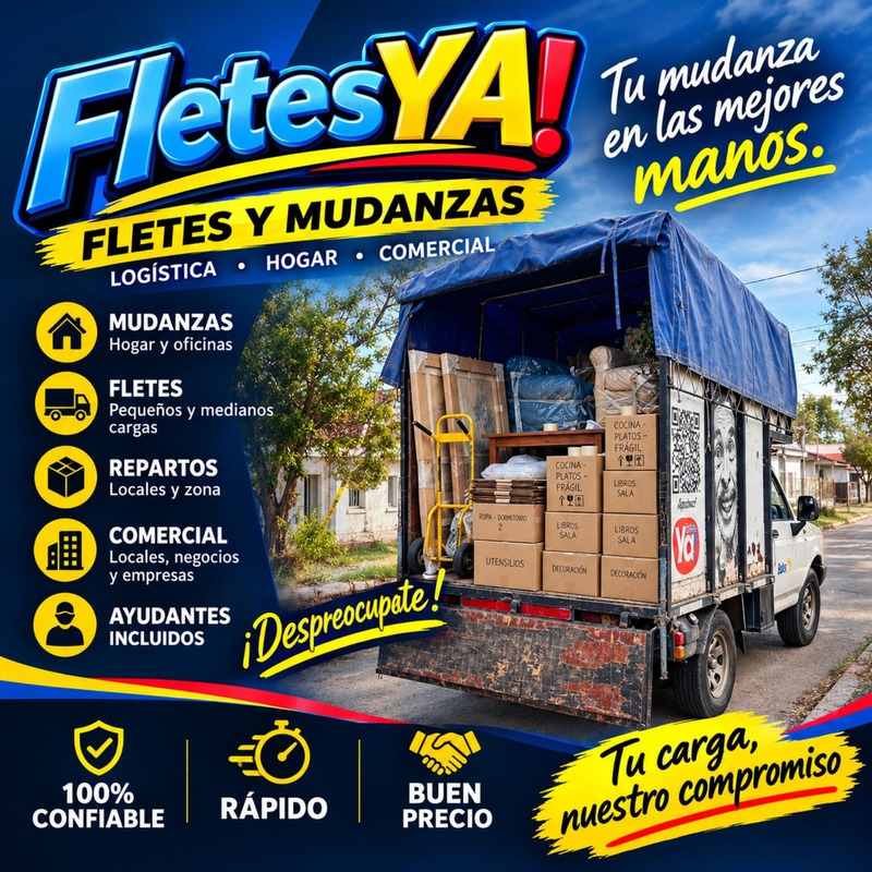Mudanzas Fletes Transporte en Río Cuarto