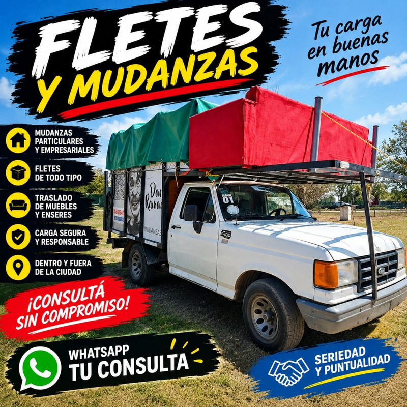 Mudanzas Fletes Transporte en Río Cuarto - 2