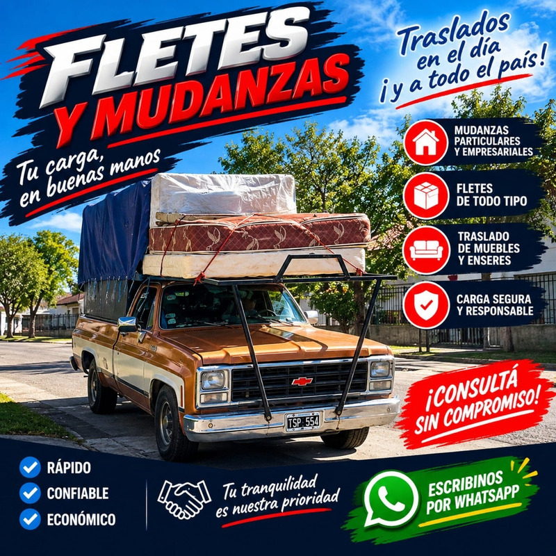 Mudanzas Fletes Transporte en Río Cuarto - 3