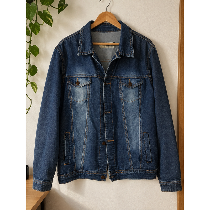 CAMPERA DE JEAN, PERFECTO ESTADO (XL)