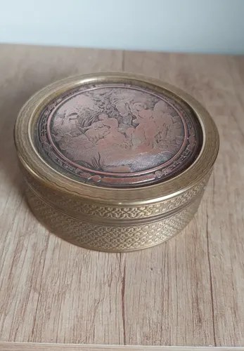 Alhajero Bronce Dorado Grabado Wickers Consultar Stock Dorado
