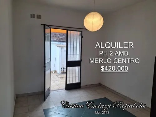 Ph 2 Amb. En Alquiler Merlo Centro