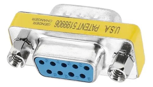 Adaptador Db9 Serie Rs232 Hembra/hembra Pccom Systems Centro