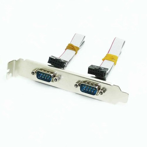 Bracket Doble Puerto Serie Rs 232 Com Db9 Fac De Medicina