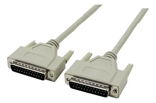 Cable Db25 Pin To Pin Testeado Macho/macho 7,5 Metros Centro Beige