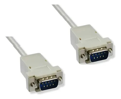 Cable Serial Rs232 Db9 Macho A Db9 Macho Pin To Pin Caba Gris