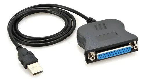 Cableadaptador Usb A Paralelo Hp Laser 1100 3100 Ver Detalle Negro