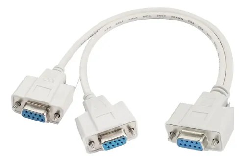 Splitter Adaptador Db9 1 Hembra A 2 Hembras Premium Congreso