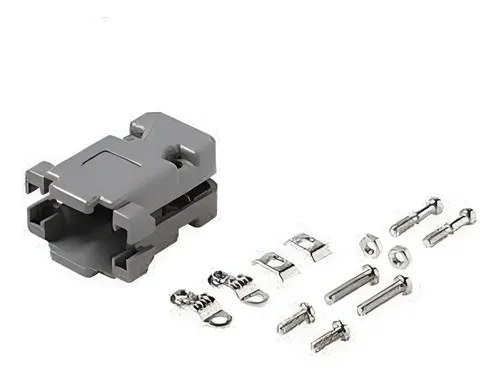 Tapa Para Conector Db9 D Sub X 100 Unidades Congreso Gris