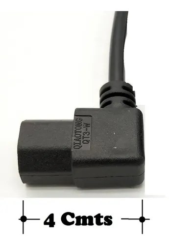 X6u Cable Power Doble Angulo C13 A 220v Pc Us Pccom Systems - 4