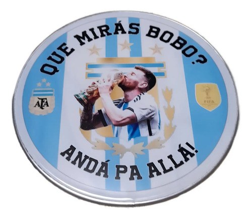 Parche Percusión 12 P/repique Murga-cancha- Messi Y Otros! Celeste