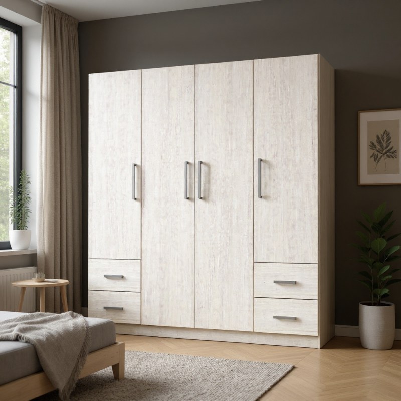 Placard 4 Puertas 173 cm Venezia