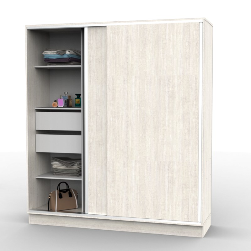 Placard Corredizo 180 cm con Zapatero Venezia - 3
