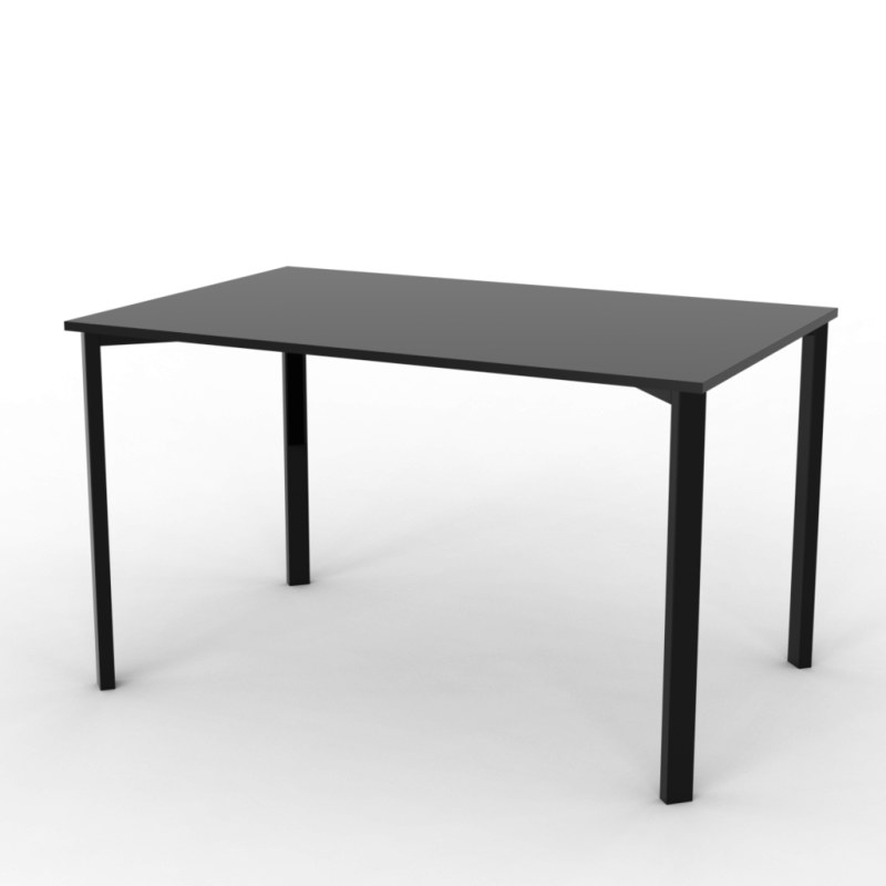 Mesa Milano Rectangular 130 cm Negro - 2