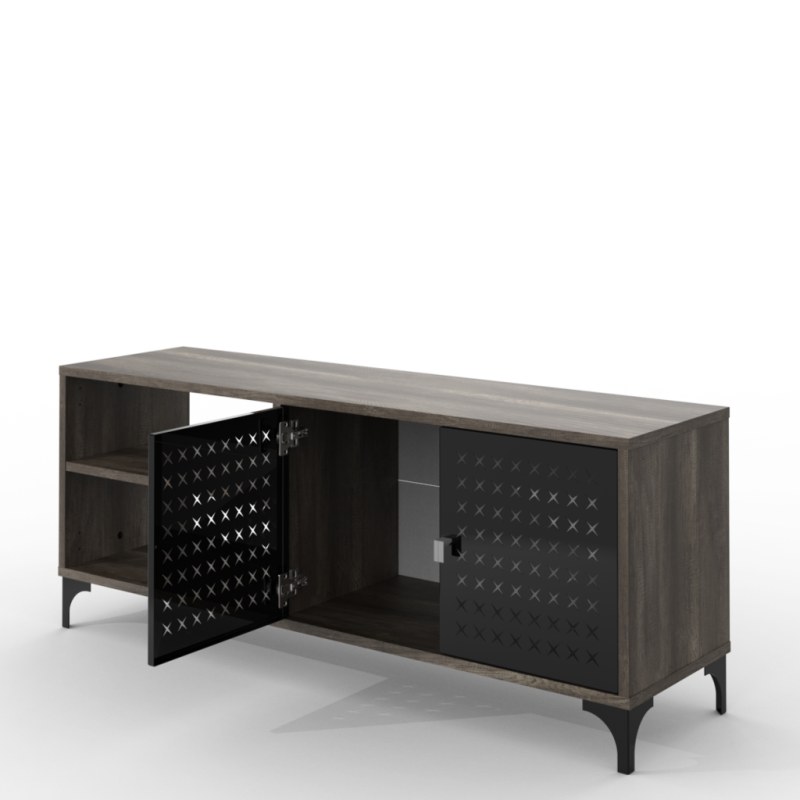 Rack de Tv 130 cm Soho Canyon Negro - 3