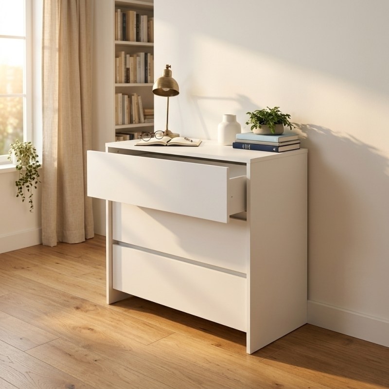 Comoda Niza 90 cm Blanco