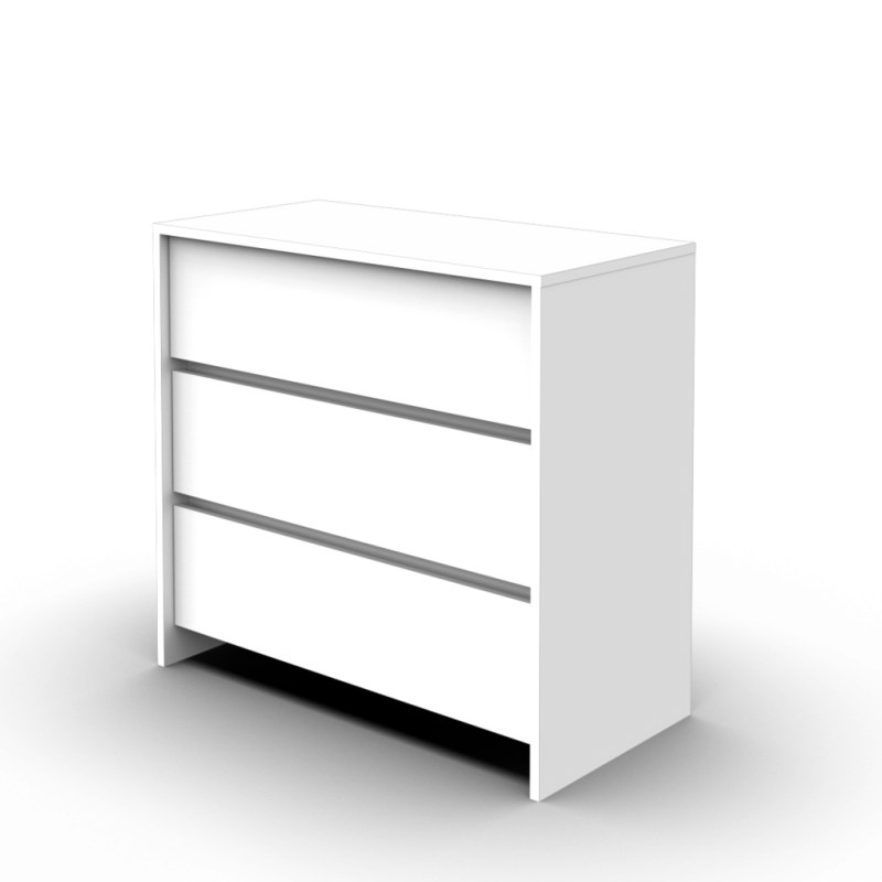 Comoda Niza 90 cm Blanco - 3