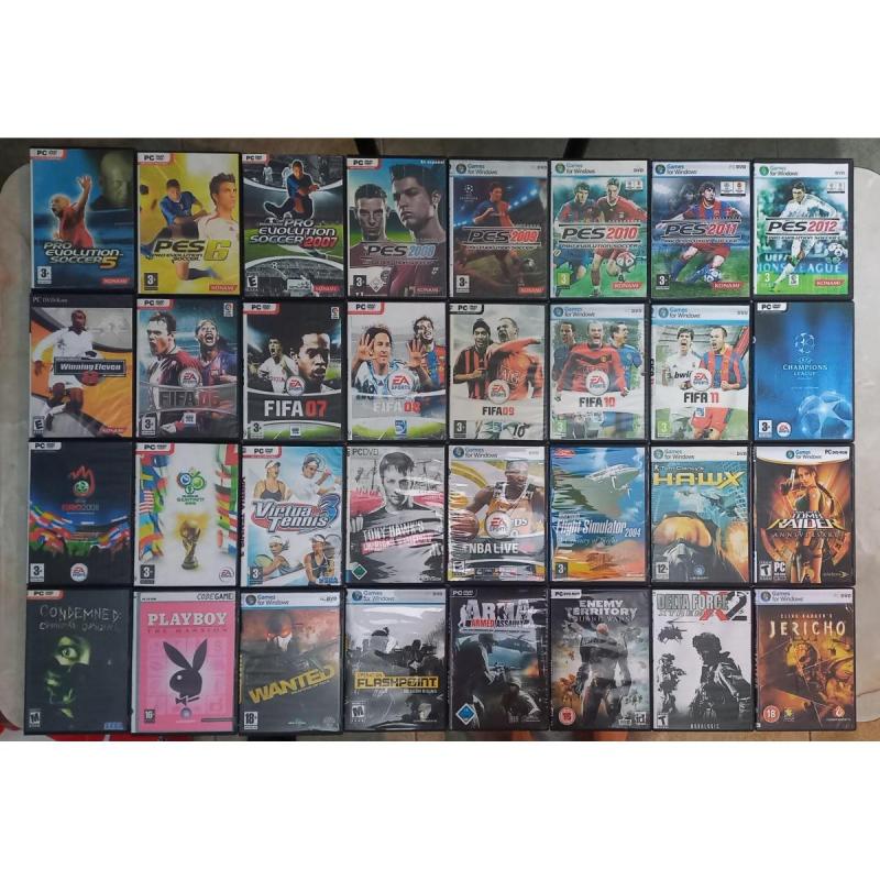 Juegos de PC en DVD (79 títulos)