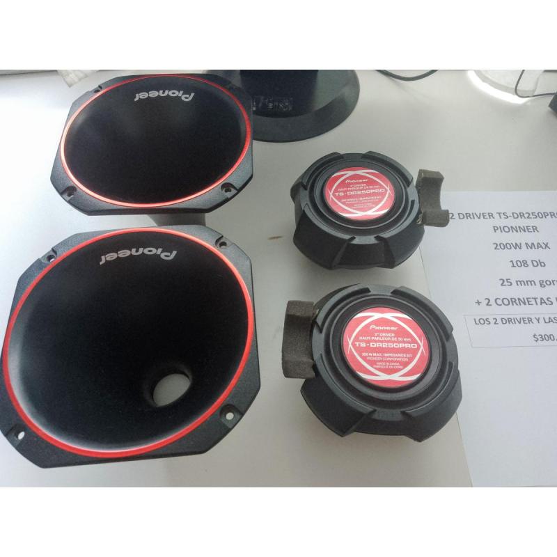 2 Cornetas + Driver Pionner - 5