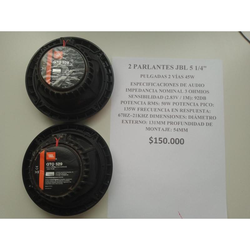 2 Parlantes Jbl 51/4 Dos Vias 45w - 6