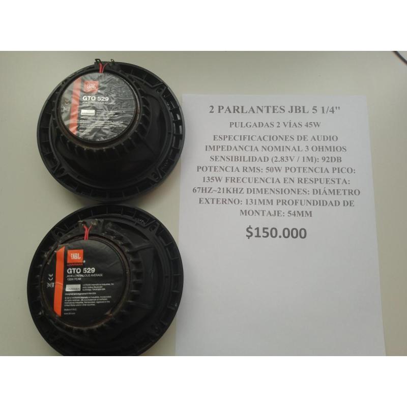 2 Parlantes Jbl 51/4 Dos Vias 45w - 7