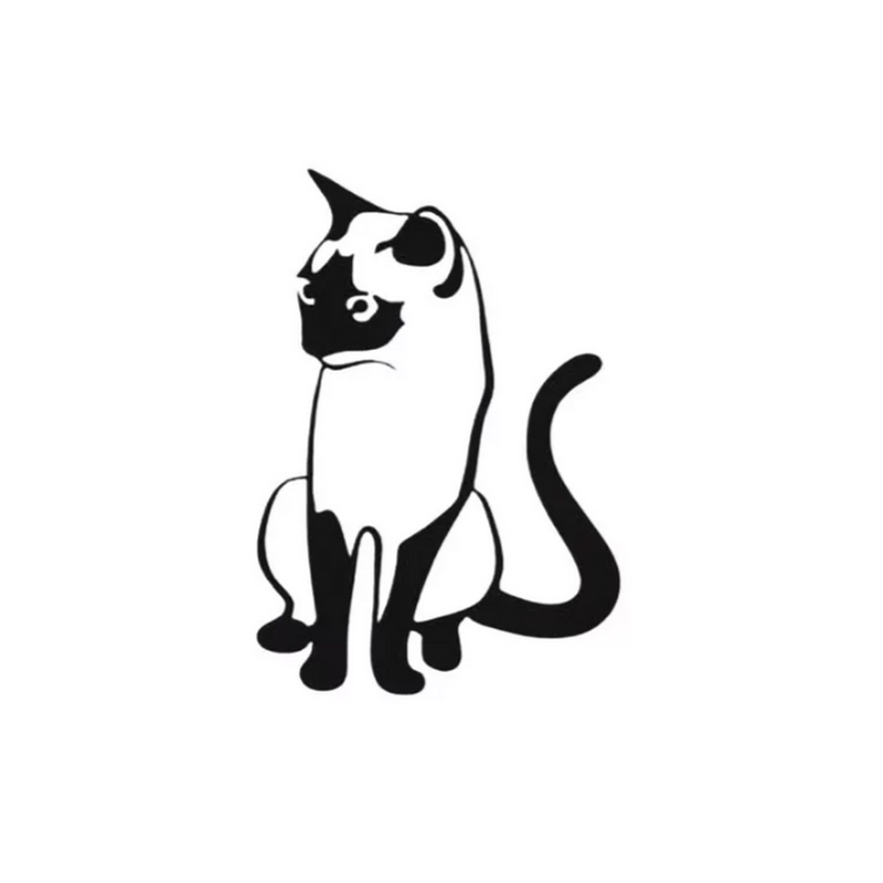 Cuadro Gato Pared De Hierro Colgante Deco