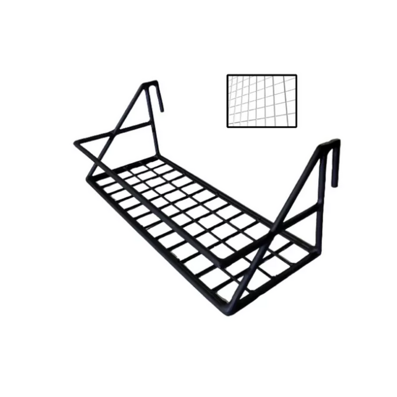 Macetero De Hierro Reforzado Con Baranda Colgante En Tejido