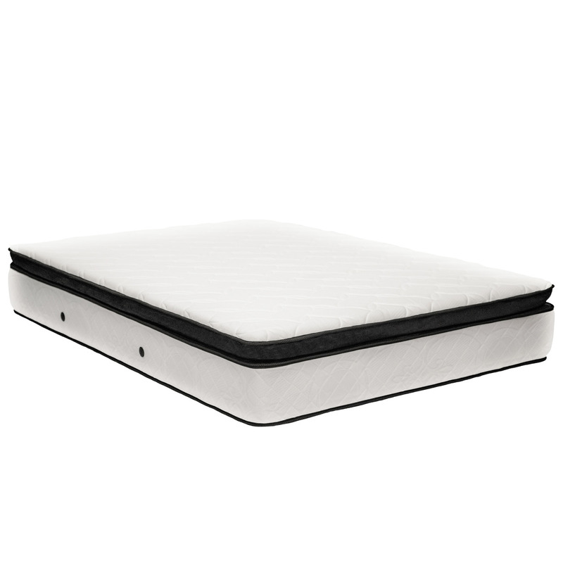 Colchon + Sommier 140x190 2P 1/2 Espuma alta densidad + Pillow Soft - 2