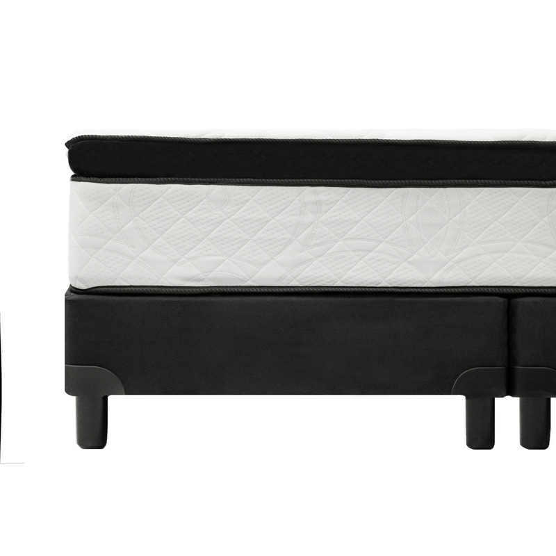 Colchon + Sommier 140x190 2P 1/2 Espuma alta densidad + Pillow Soft - 4
