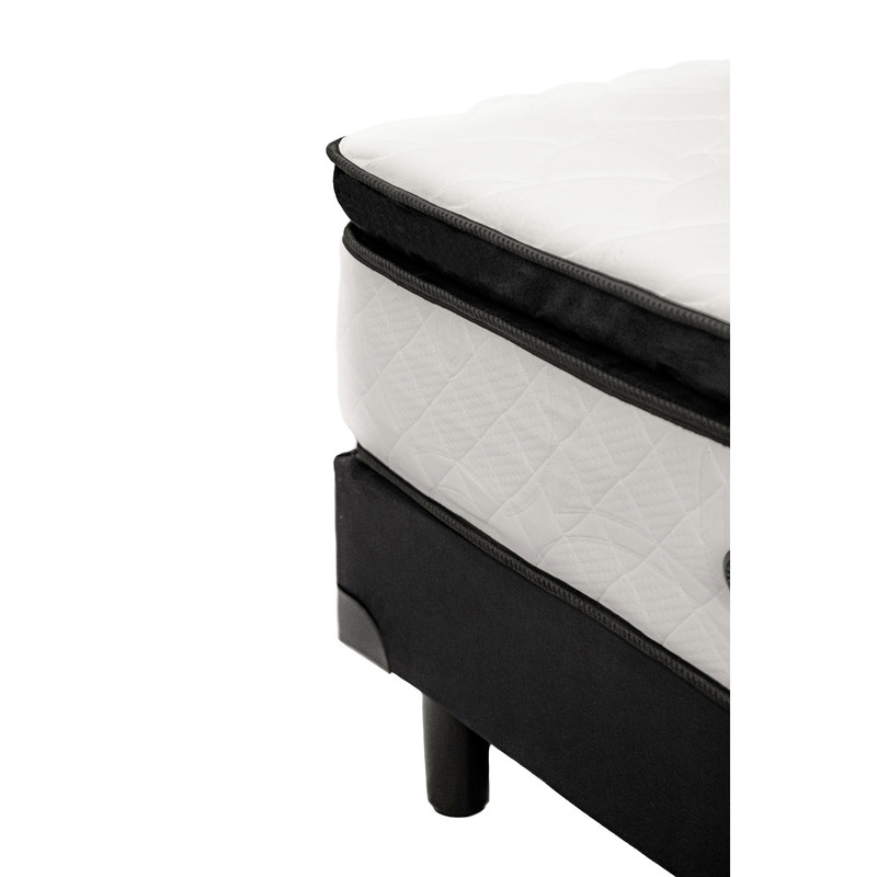 Colchon + Sommier 140x190 2P 1/2 Espuma alta densidad + Pillow Soft - 5