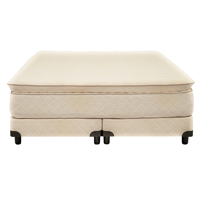 Colchon + Sommier 160x200 Resortes Bonell + Pillow Viscoelastico