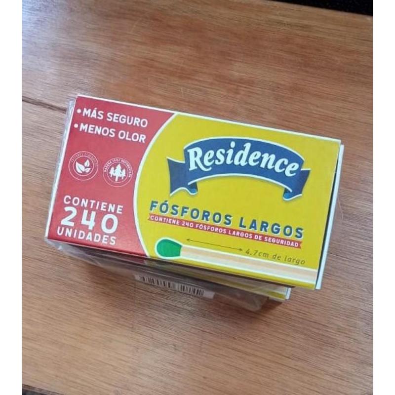 Cajas De Fósforos - Residence / x50 Unidades