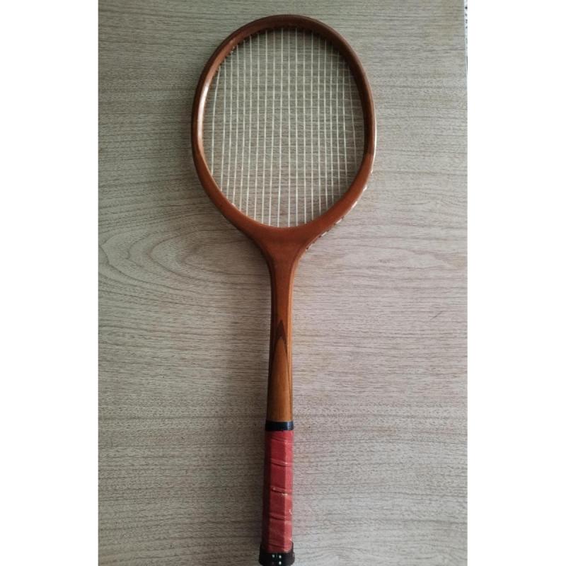 Raqueta De Tenis Antigua De Madera Marca Crown