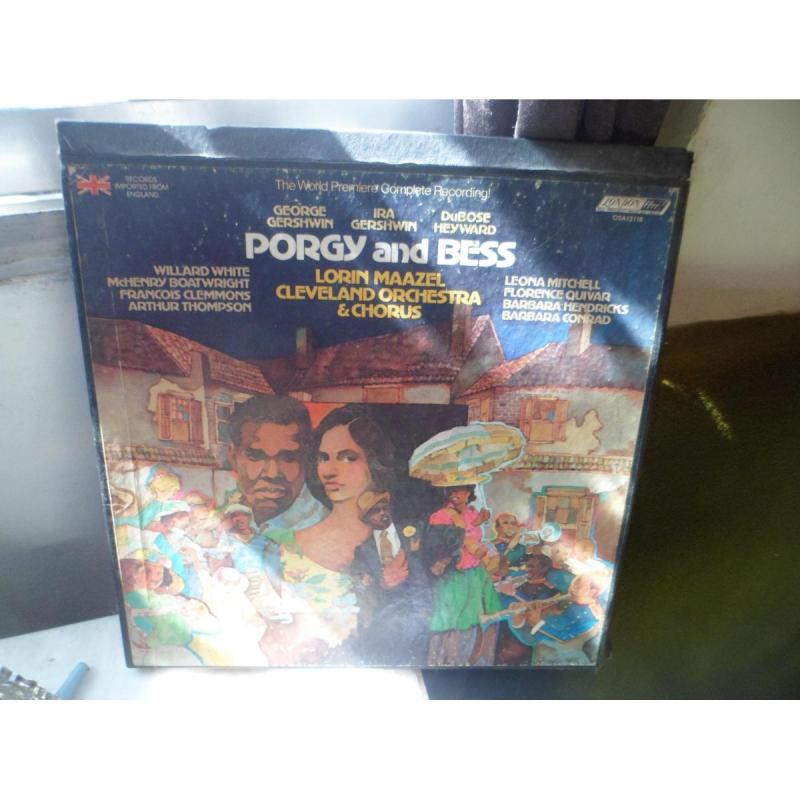 "Porgy and Bess" 3 discos vinilo Made in England $40,000