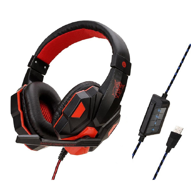 Auriculares Gamer Con Micrófono | SKYWAY | Bull Goat | SONIDO 7.1 - Retroiluminado Led - USB - 2
