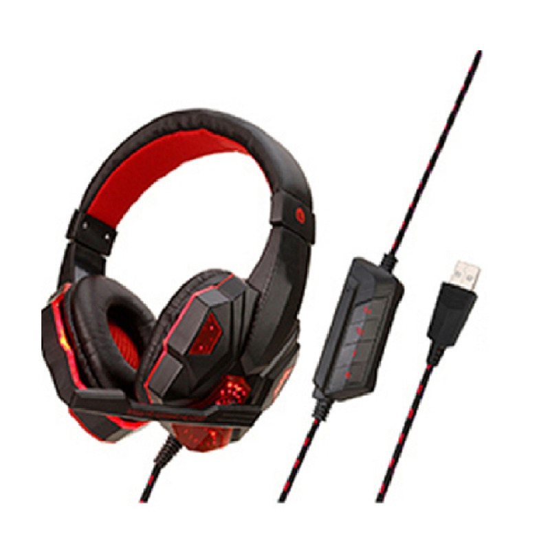 Auriculares Gamer Con Micrófono | SKYWAY | Bull Goat | SONIDO 7.1 - Retroiluminado Led - USB - 4