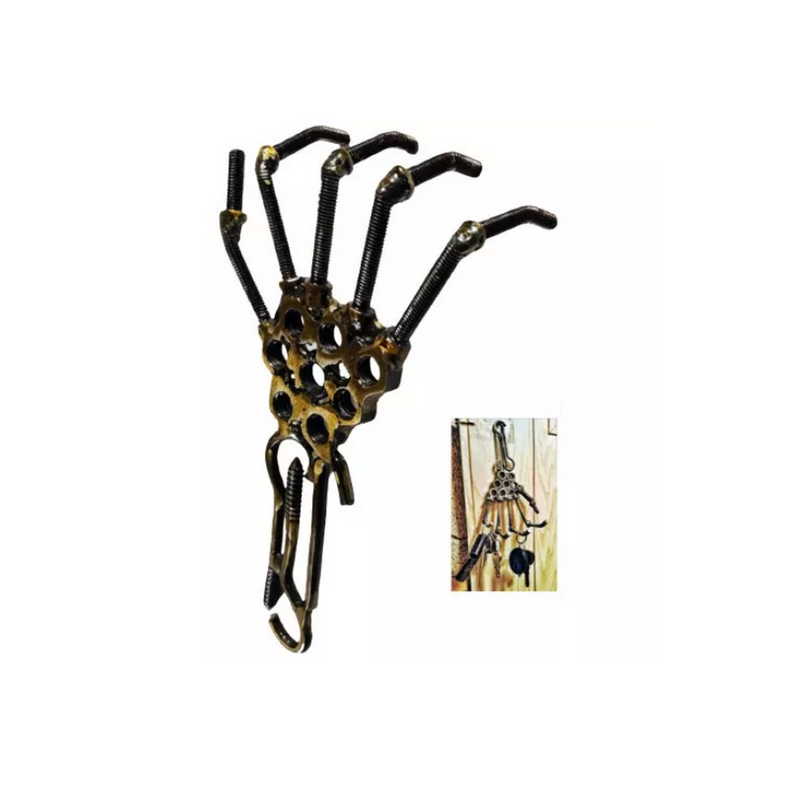 Porta Llaves De Hierro Esqueleto - Huesos - Mano Humana