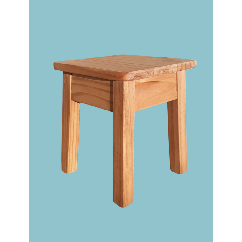 Banco meditación madera natural