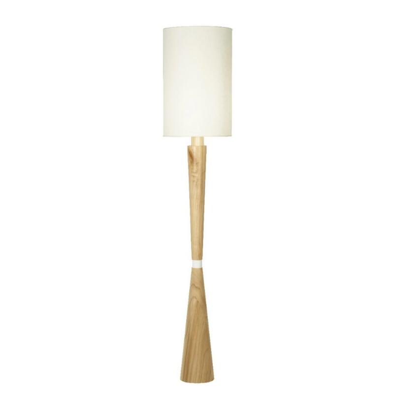 Lámpara de Pie Ancona en Madera Paraiso maciza con separador en cromo , colores en negro, paraiso ,  - 3/3