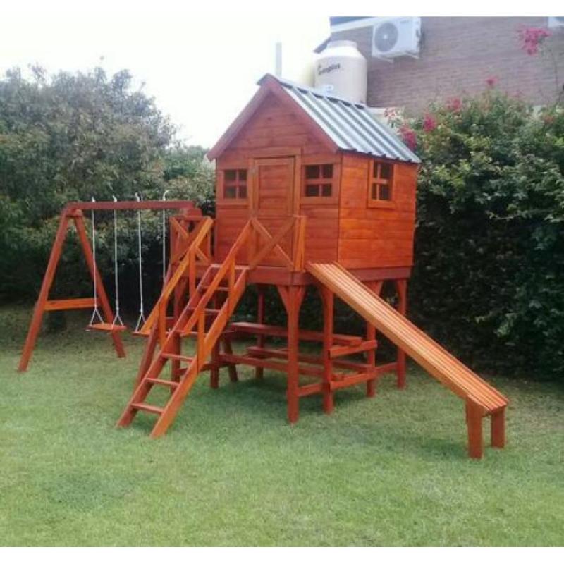 casas y mangrullos para niños de madera - 2/8