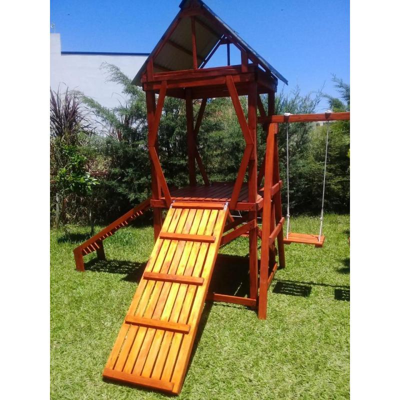 casas y mangrullos para niños de madera - 6/8