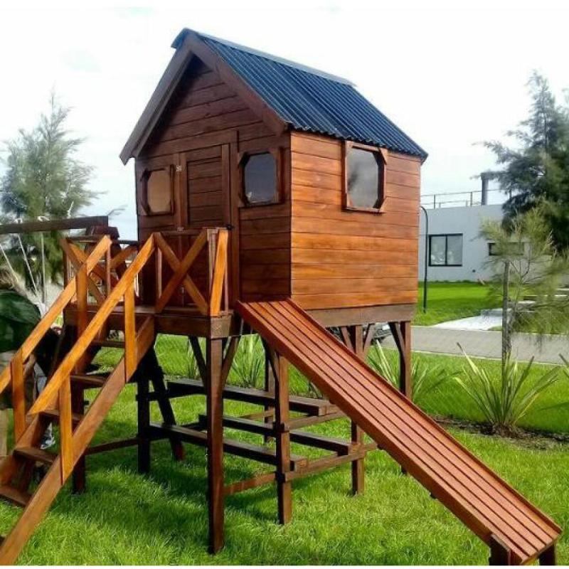 casas y mangrullos para niños de madera - 8